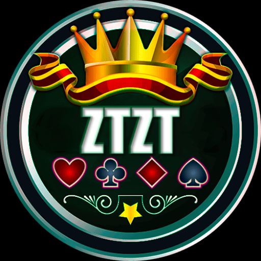 Cartoon character using a smartphone with ZTZT interface elements and Brazil-themed colors